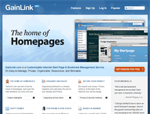 Tablet Screenshot of gainlink.com